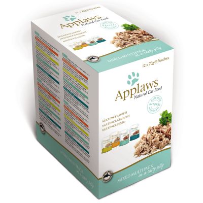 Applaws Jelly Pouch -lajitelma - 12 x 70 g