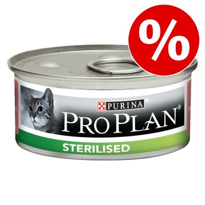 48 x 85 g Purina Pro Plan -märkäruoka erikoishintaan! - Adult: kana