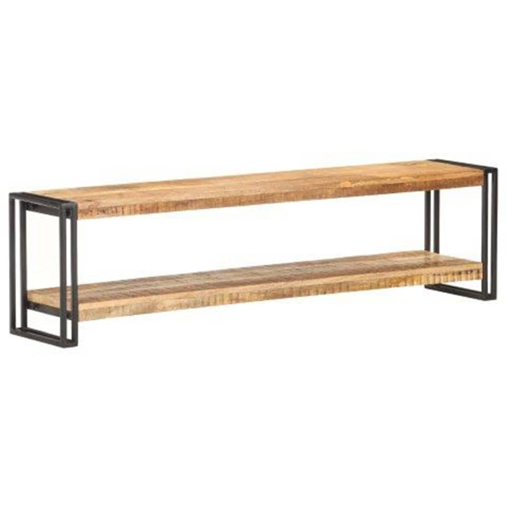 vidaXL TV-taso 150x30x40 cm karkea mangopuu