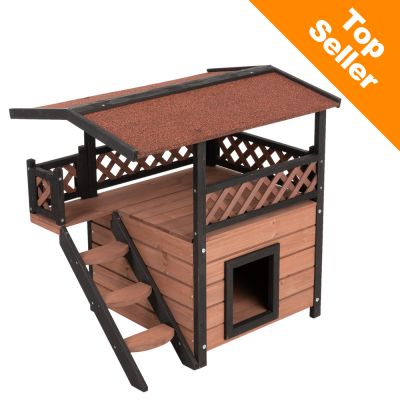 Maisonette-lemmikintalo - P 77 x L 56,4 x K 72,4 cm