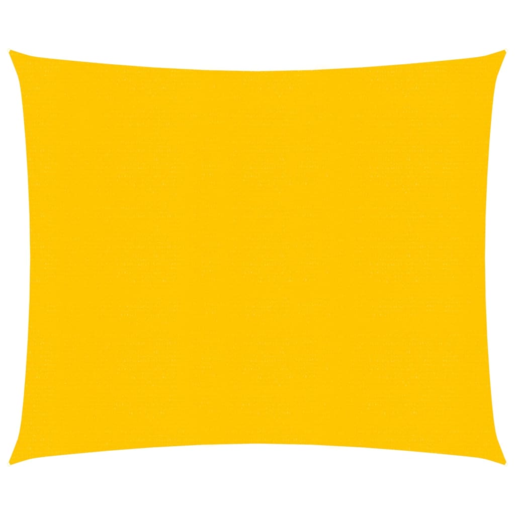 vidaXL Aurinkopurje 160 g/m² keltainen 3,6x3,6 m HDPE