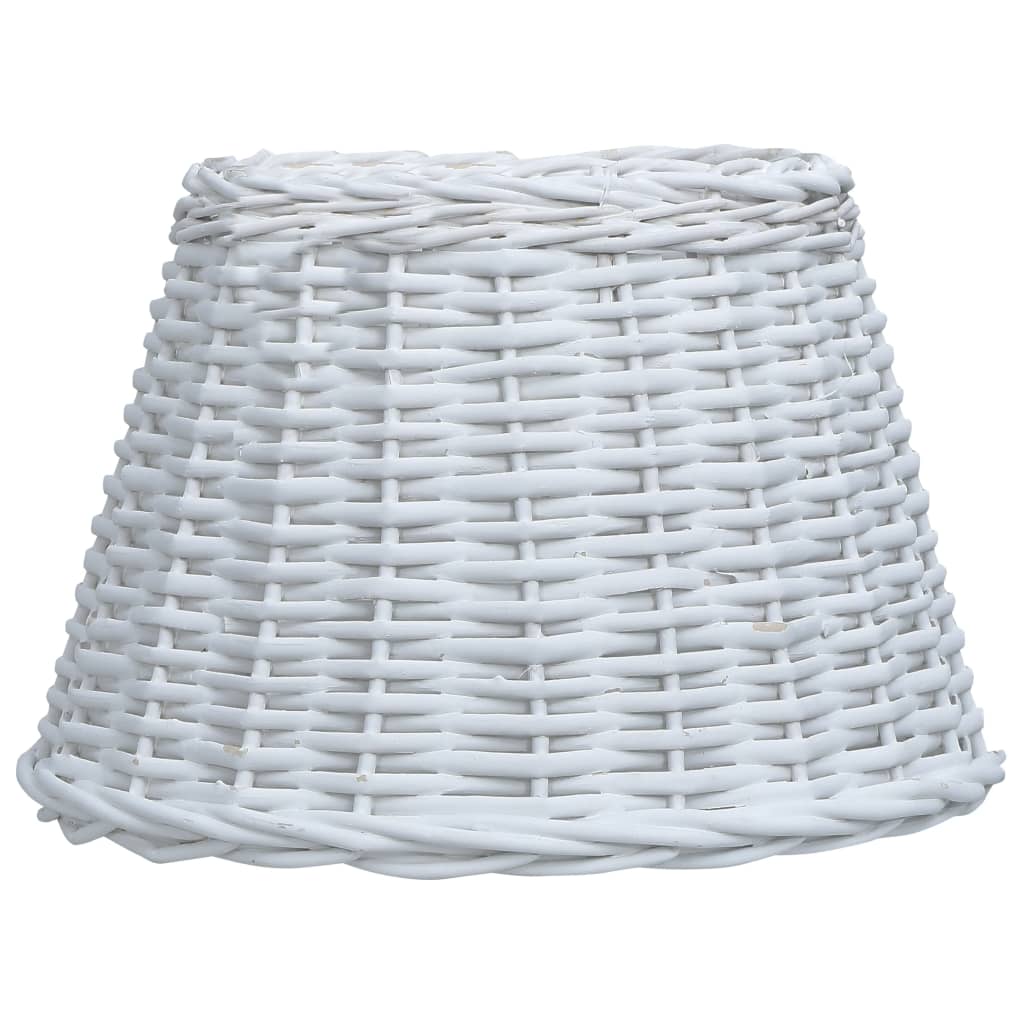 vidaXL Lampunvarjostin paju 50x30 cm valkoinen
