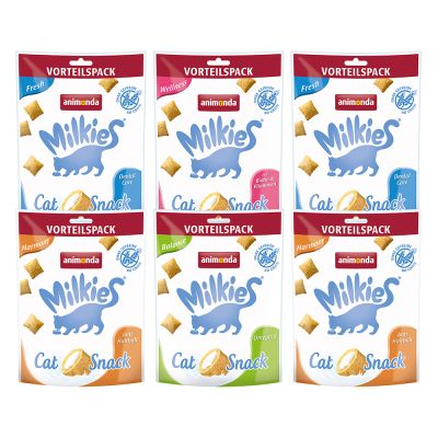 Animonda Milkies -lajitelma - 24 x 120 g (4 makua)