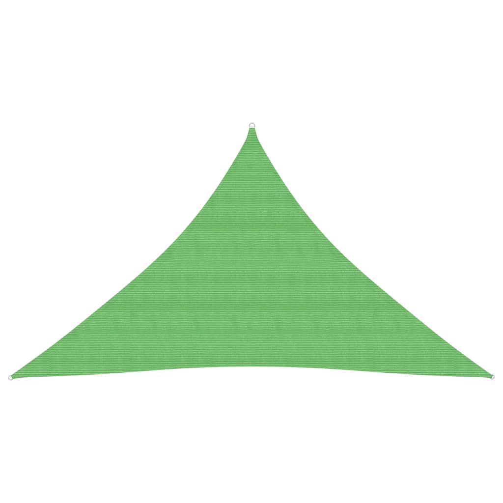 vidaXL Aurinkopurje 160 g/m² vaaleanvihreä 5x5x6 m HDPE
