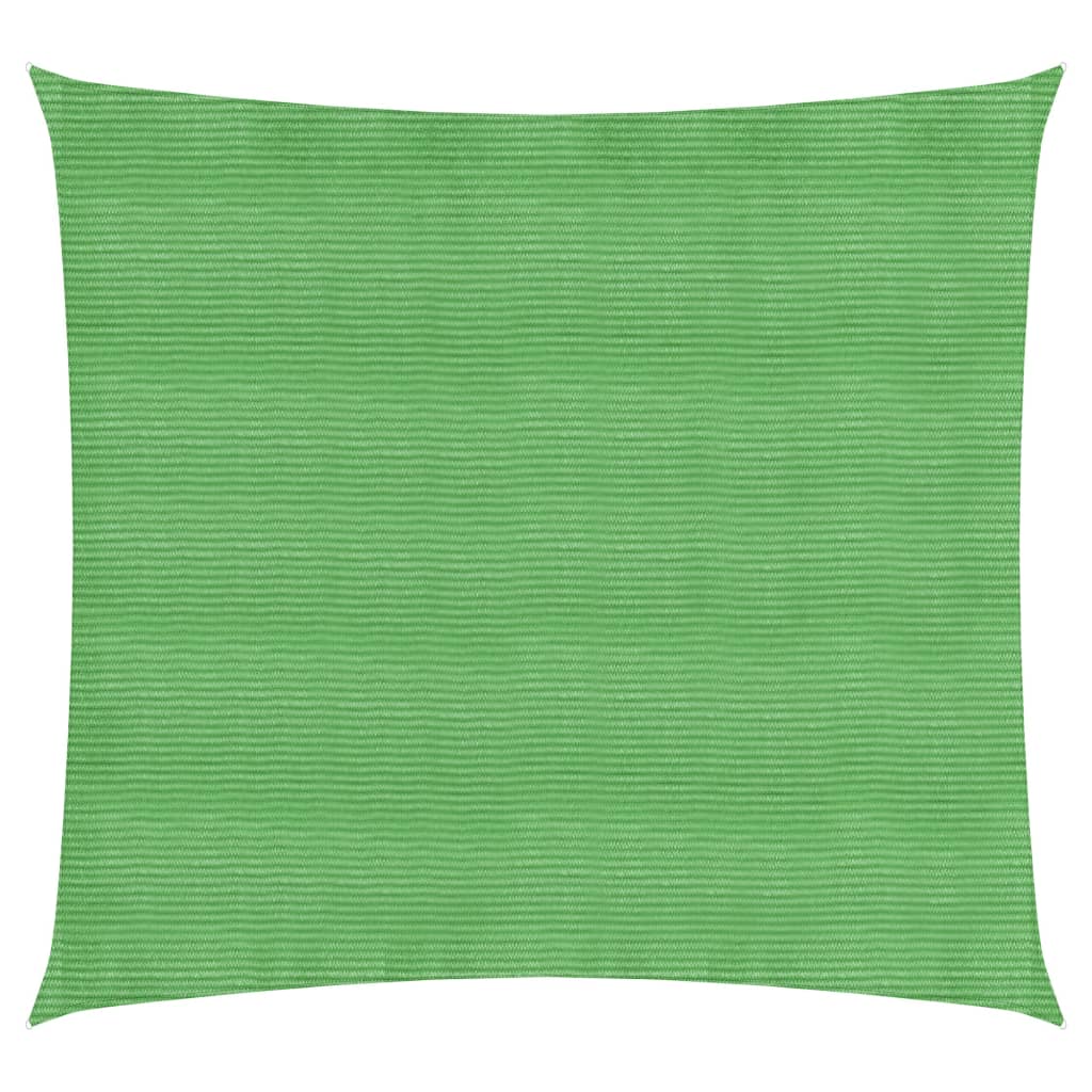 vidaXL Aurinkopurje 160 g/m² vaaleanvihreä 2x2 m HDPE