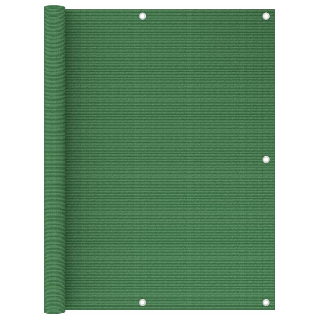 vidaXL Parvekkeen suoja vaaleanvihreä 120x500 cm HDPE