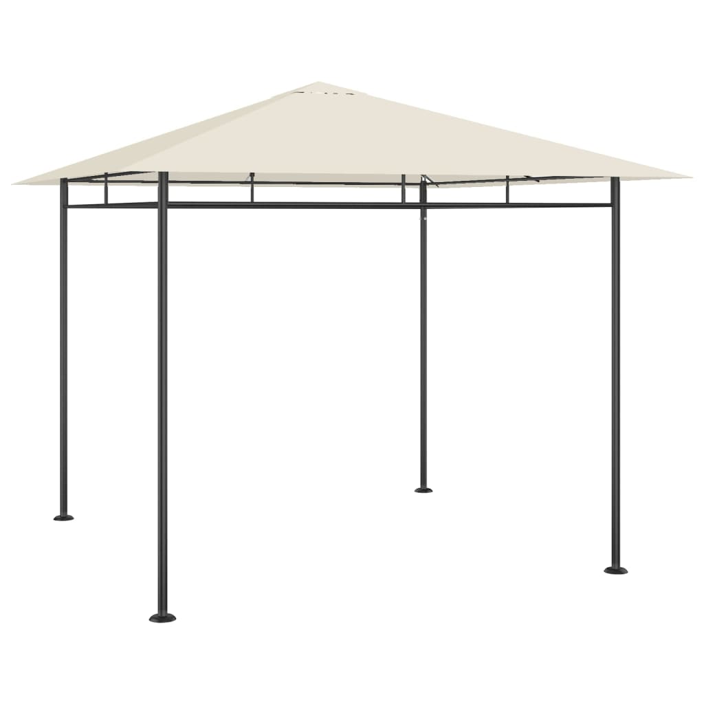 vidaXL Huvimaja 3x3x2,7 m harmaanruskea 180 g/m²
