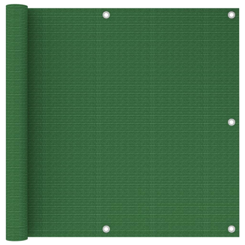 vidaXL Parvekkeen suoja vaaleanvihreä 90x300 cm HDPE