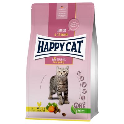 Happy Cat Young Junior Farm Poultry - 4 kg