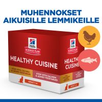 Hill's Science Plan Adult Healthy Cuisine kana & lohi - 16 x 80 g