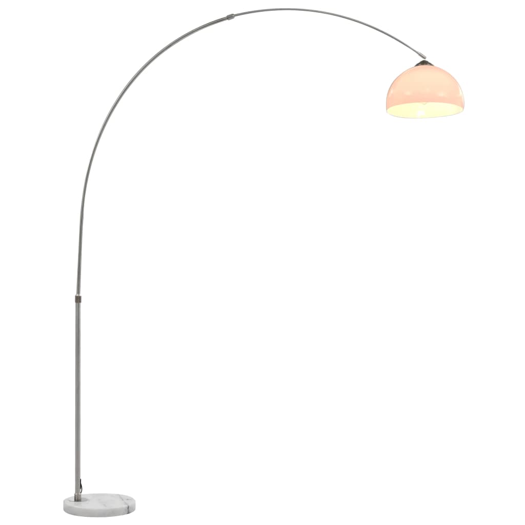 vidaXL Kaarivalaisin 60 W hopea E27 200 cm