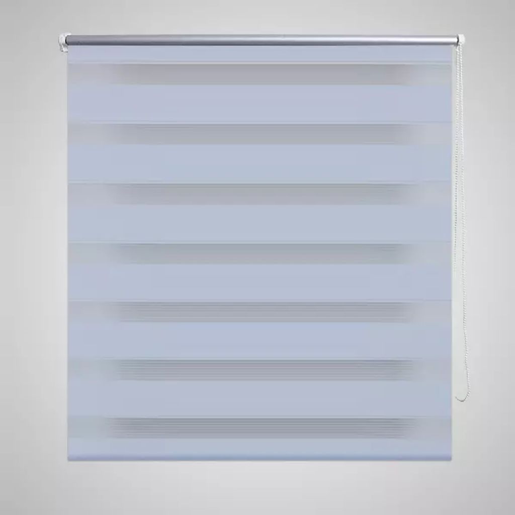 vidaXL Seepra rullaverho 70 x 120 cm valkoinen
