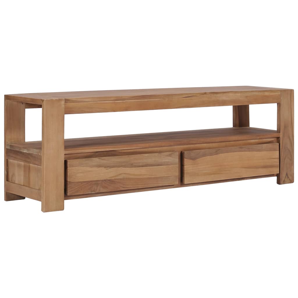 vidaXL TV-taso 120x30x40 cm täysi tiikki