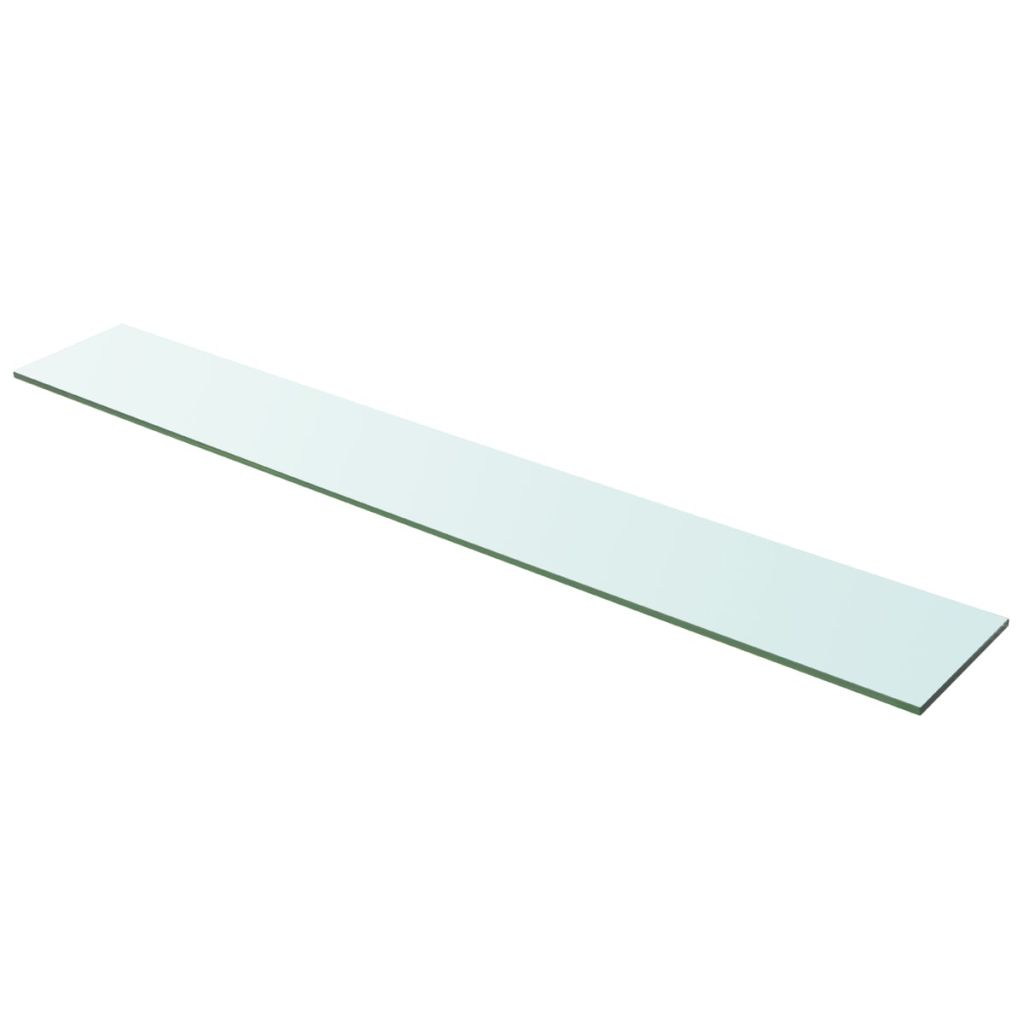 vidaXL Hyllypaneeli Kirkas Lasi 100x15 cm