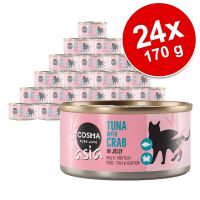 Cosma Asia hyytelössä -säästöpakkaus 24 x 170 g - tonnikala & lahna