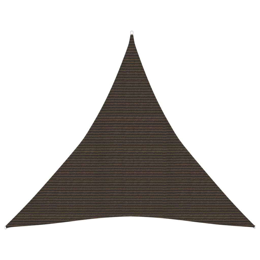 vidaXL Aurinkopurje 160 g/m² ruskea 5x5x5 m HDPE