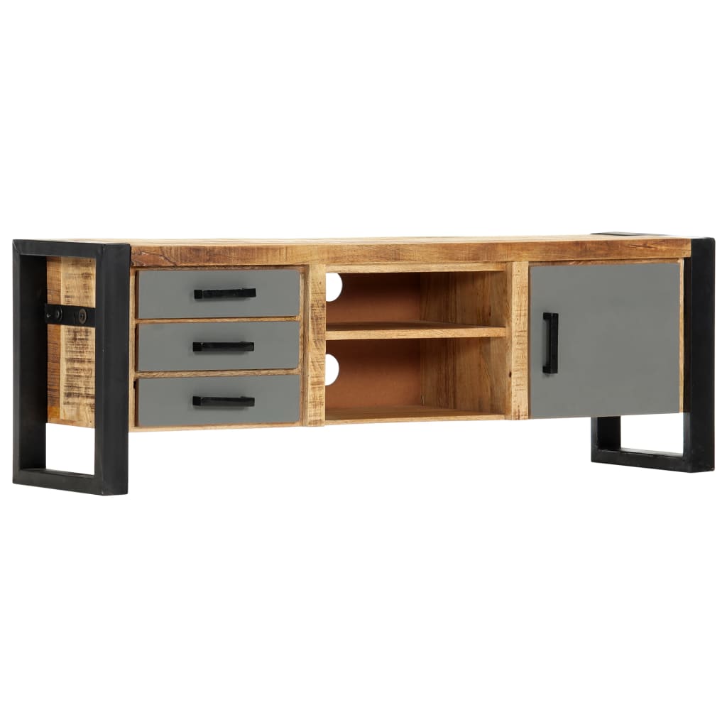 vidaXL TV-taso 120x30x40 cm täysi mangopuu
