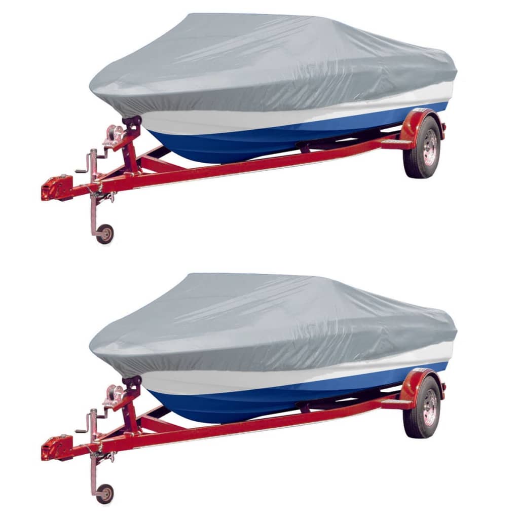 vidaXL Veneensuojat 2 kpl harmaa pituus 519-580 cm leveys 244 cm