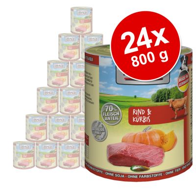 MAC's Adult -säästöpakkaus 24 x 800 g - mix, 4 makua
