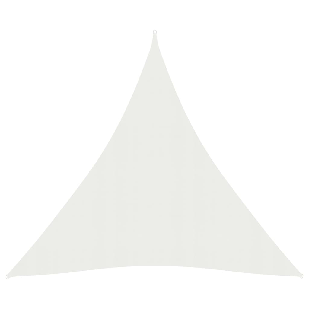 vidaXL Aurinkopurje 160 g/m² valkoinen 5x7x7 m HDPE