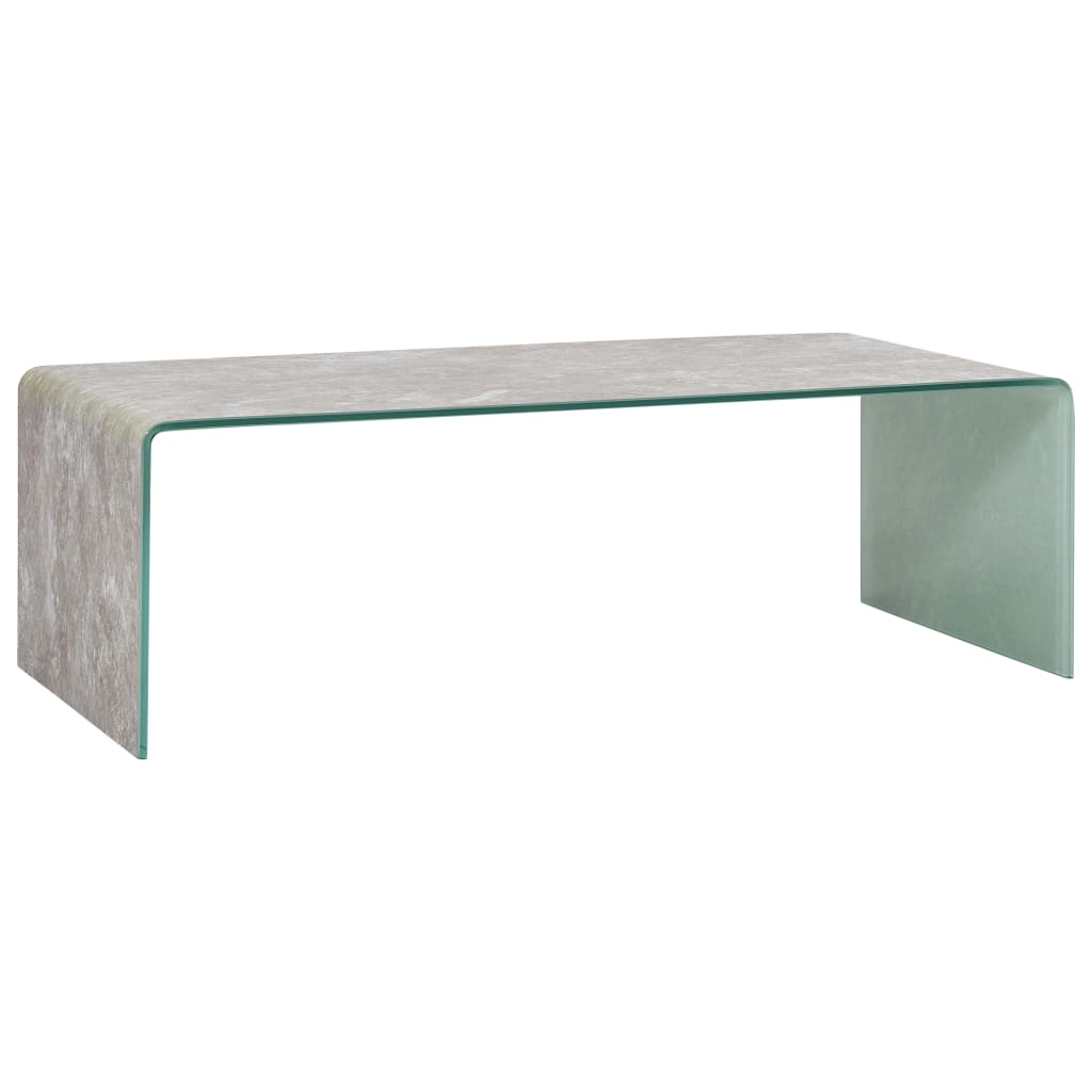 vidaXL Sohvapöytä ruskea marmori 98x45x31 cm karkaistu lasi