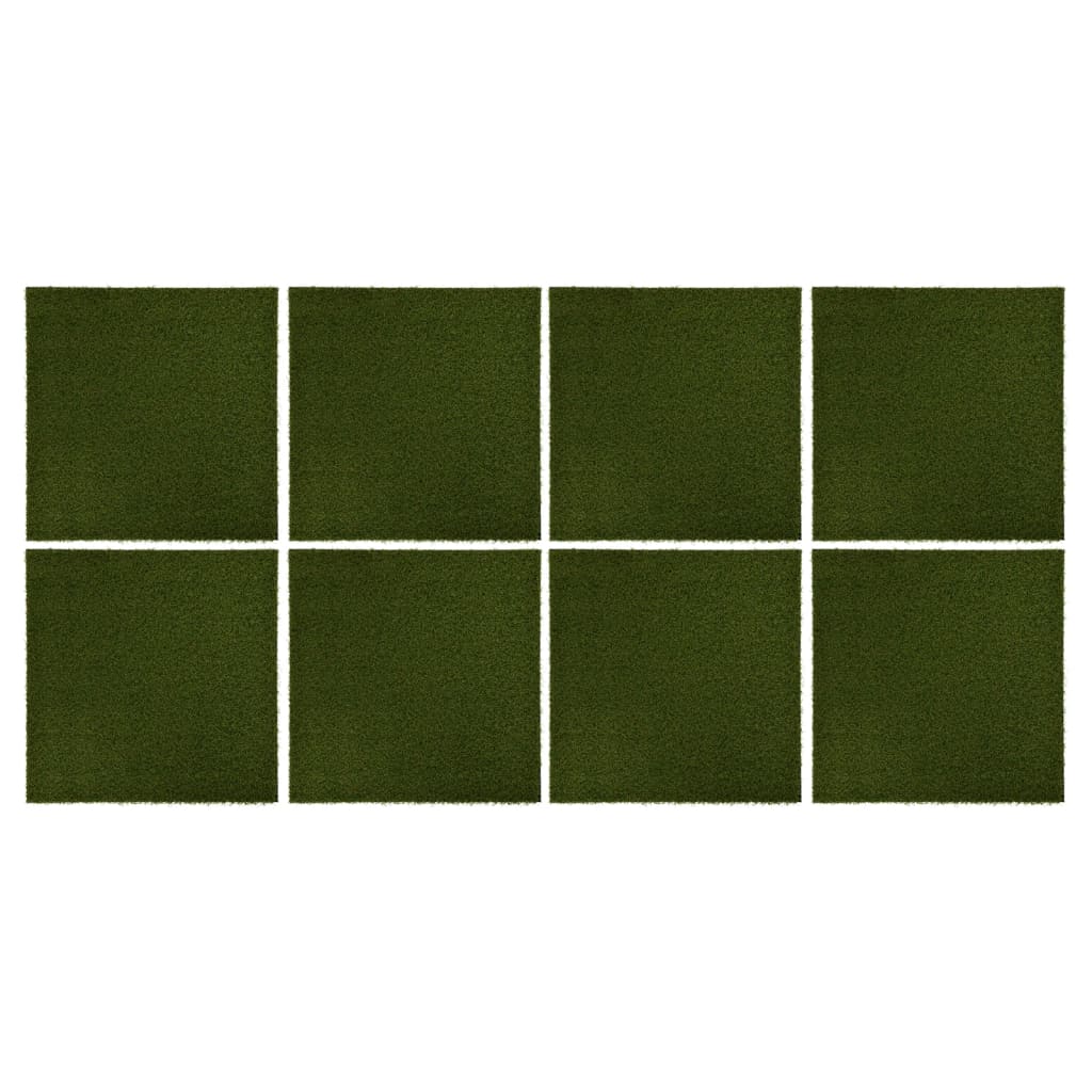 vidaXL Keinonurmilevyt 8 kpl 50x50x2,5 cm kumi