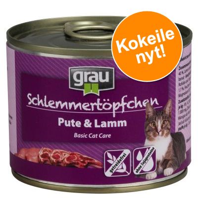 Grau Gourmet -kokeilupakkaus 6 x 200 g - lajitelma (6 makua)