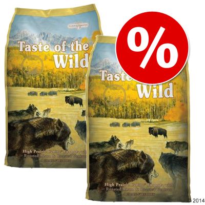 Taste of the Wild -säästöpakkaus, 2 x 12.2 kg - Wetlands