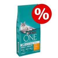 2 x 9,75 kg Purina ONE kissanruoka erikoishintaan! - Indoor Formula