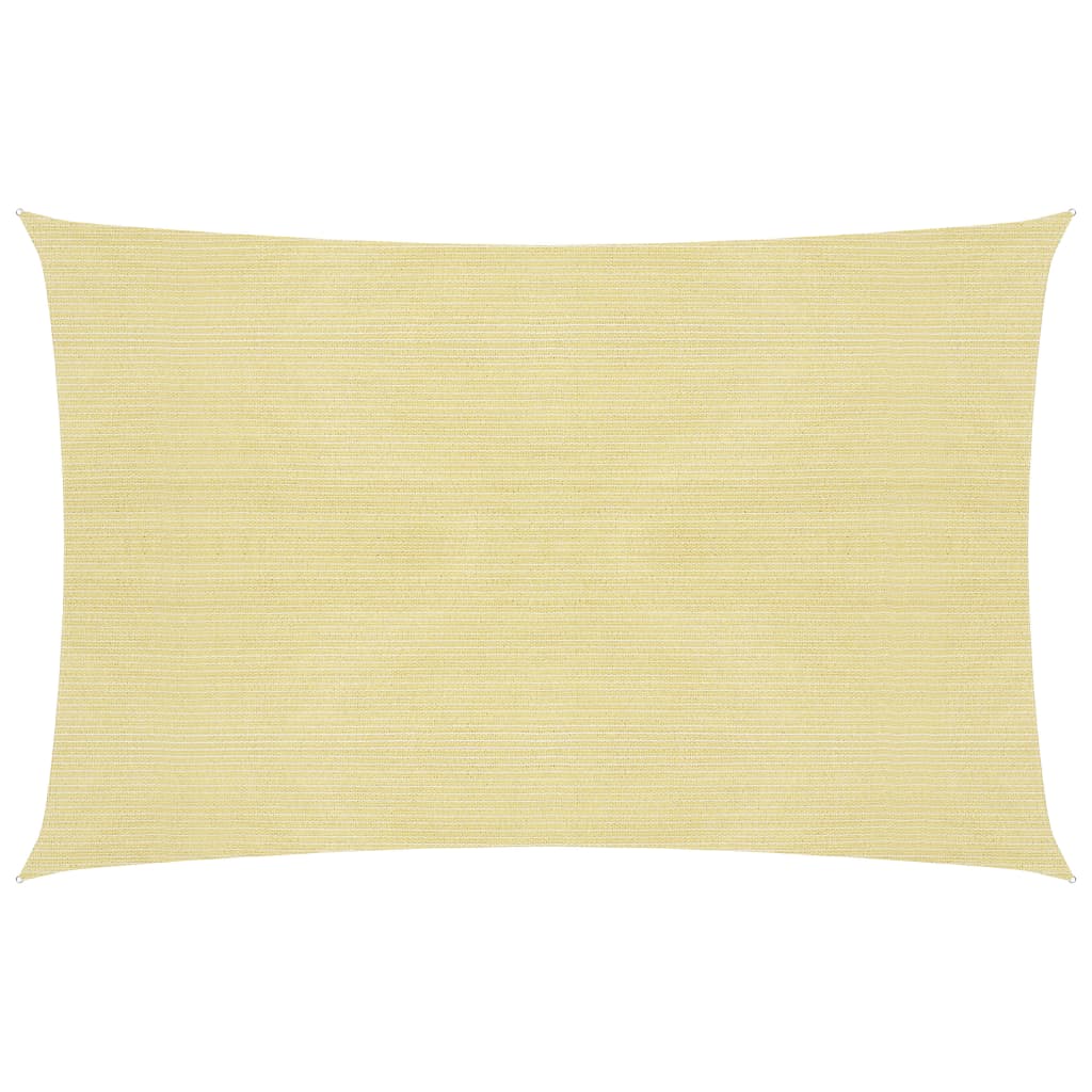 vidaXL Aurinkopurje 160 g/m² beige 3,5x5 m HDPE