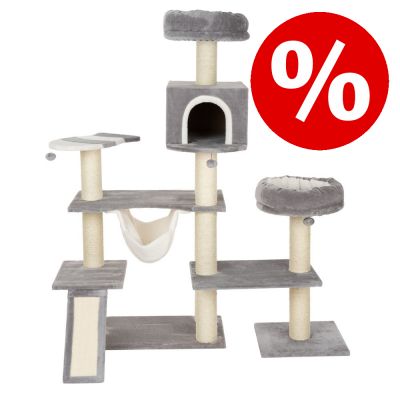 Piparkakkutalo XXL -raapimispuu erikoishintaan! - vaaleanharmaa (2 pakettia*)