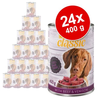 zooplus Classic -säästöpakkaus 24 x 400 g - kana