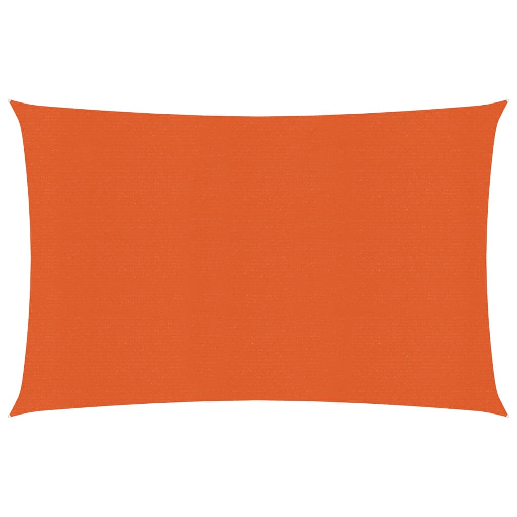 vidaXL Aurinkopurje 160 g/m² oranssi 2x3 m HDPE