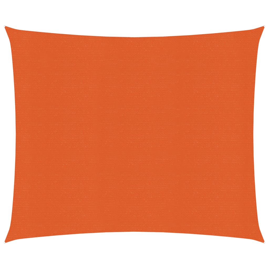 vidaXL Aurinkopurje 160 g/m² oranssi 2,5x3 m HDPE