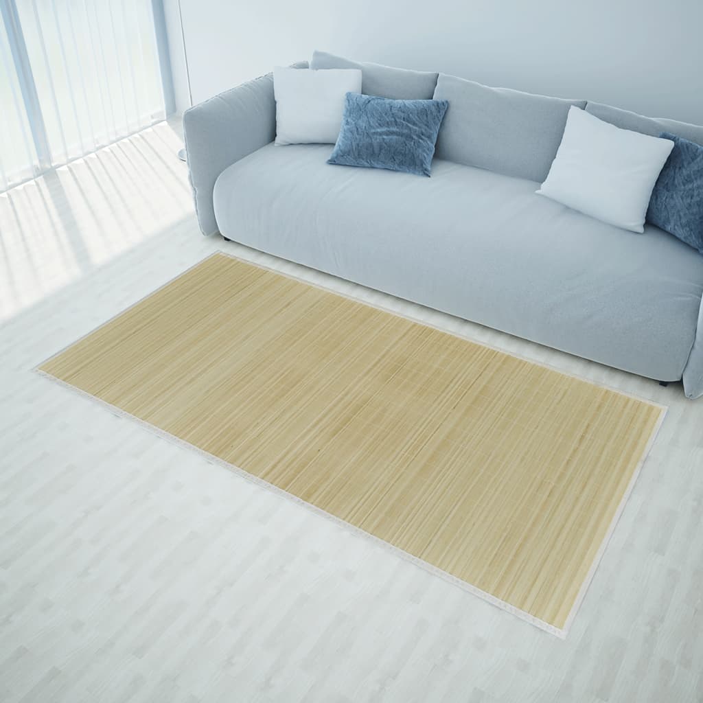vidaXL Bambumatto 100x160 cm luonnollinen