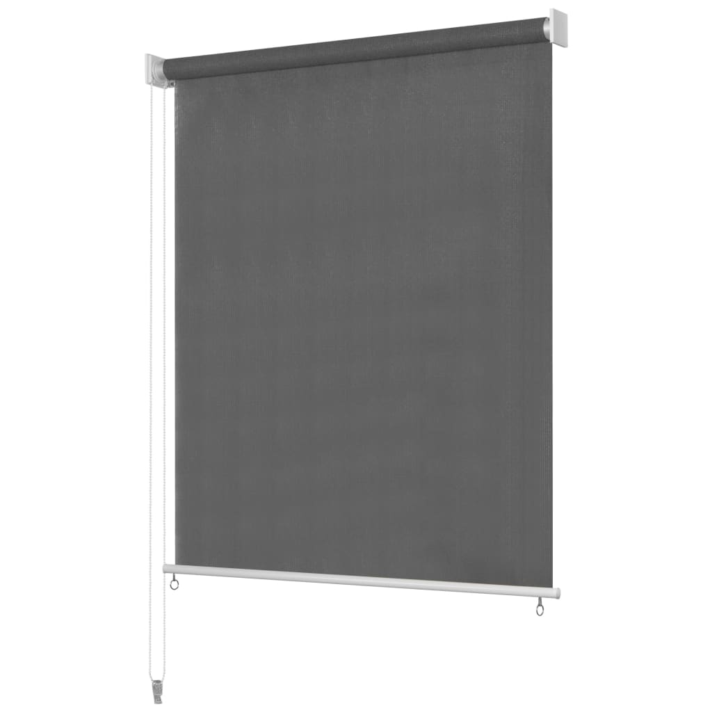 vidaXL Rullaverho ulkotiloihin 220x140 cm antrasiitti