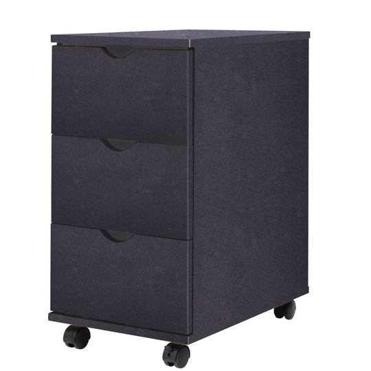 vidaXL Lipasto 33x45x60 cm musta