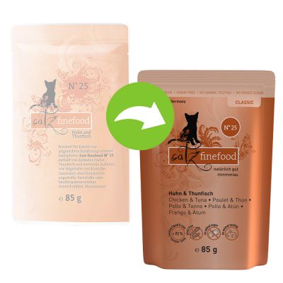 catz finefood Pouch 8 x 85 g - lohi & siipikarja