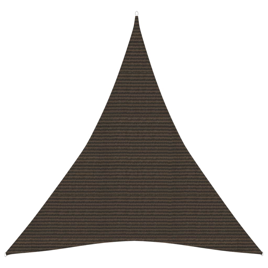 vidaXL Aurinkopurje 160 g/m² ruskea 4x5x5 m HDPE