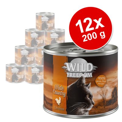 Wild Freedom Adult 12 x 200 g - Wild Hills - ankka & kana