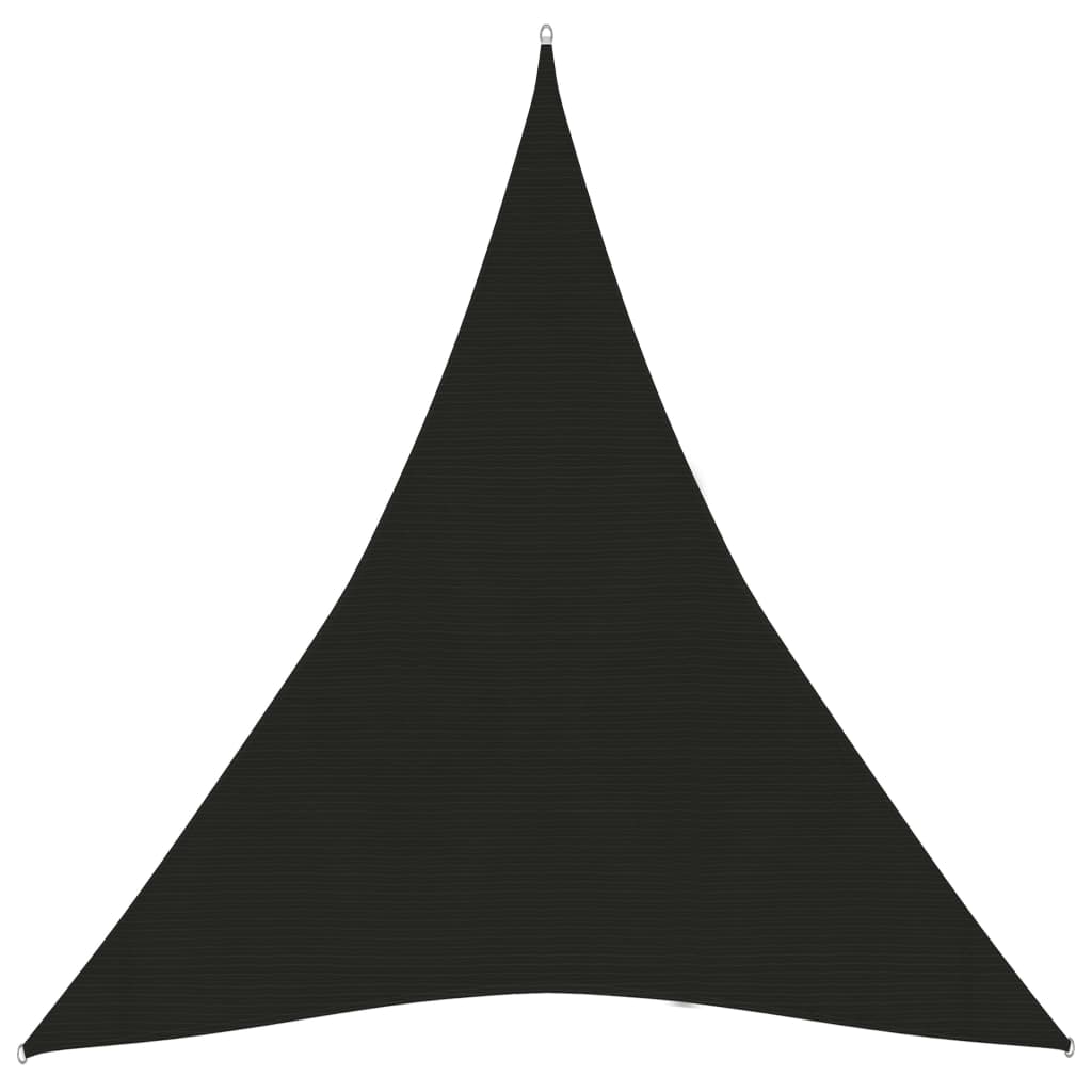 vidaXL Aurinkopurje 160 g/m² musta 4x5x5 m HDPE