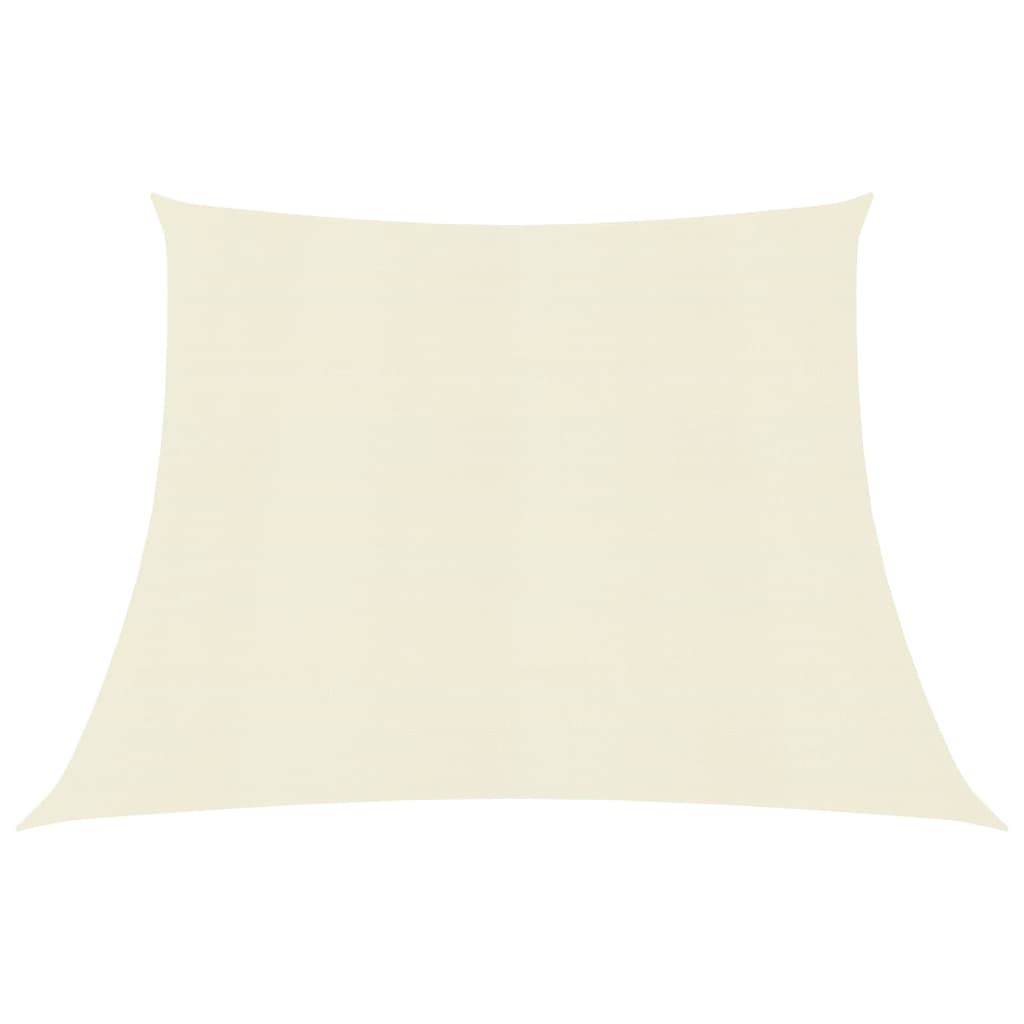 vidaXL Aurinkopurje 160 g/m² kerma 3/4x3 m HDPE