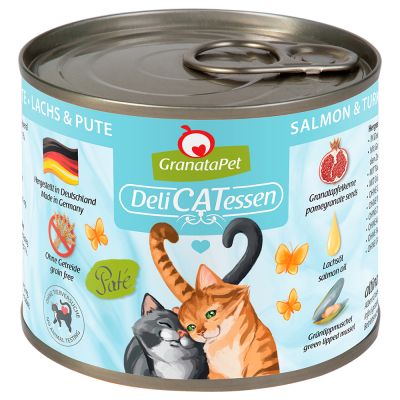 Granatapet DeliCatessen 6 x 200 g - lohi & kalkkuna