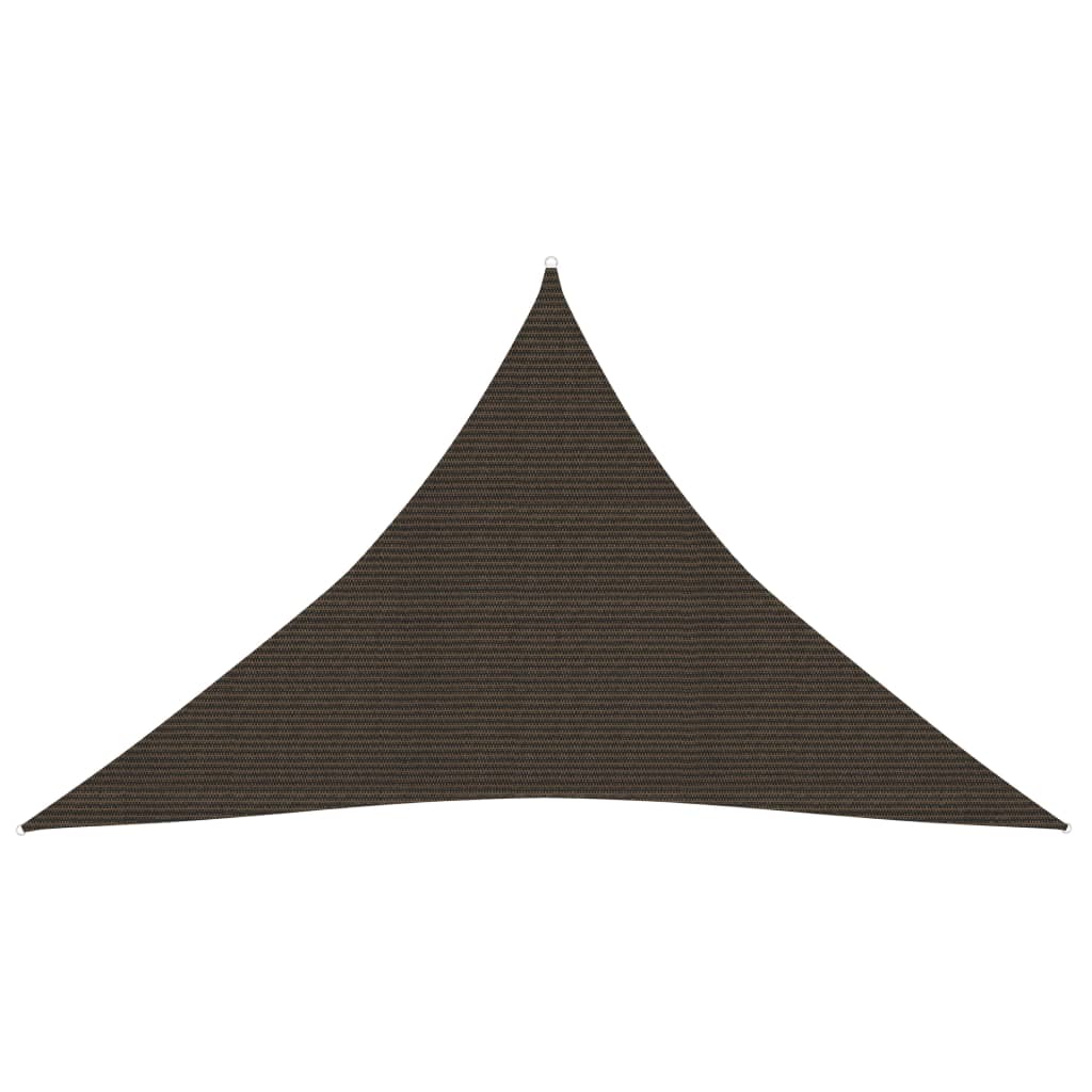 vidaXL Aurinkopurje 160 g/m² ruskea 3,5x3,5x4,9 m HDPE