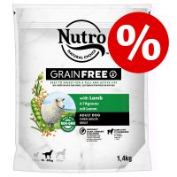 NUTRO koiran kuivaruoka erikoishintaan! - Grain Free Adult Small Breed Chicken (1,4 kg)