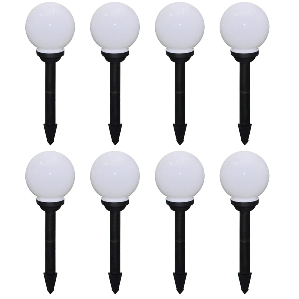 vidaXL Ulkolamput polulle 8 kpl LED 15 cm maapiikillä