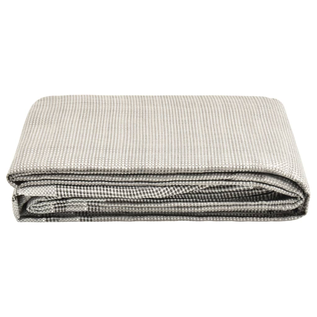 vidaXL Telttamatto 450x250 cm tummanharmaa