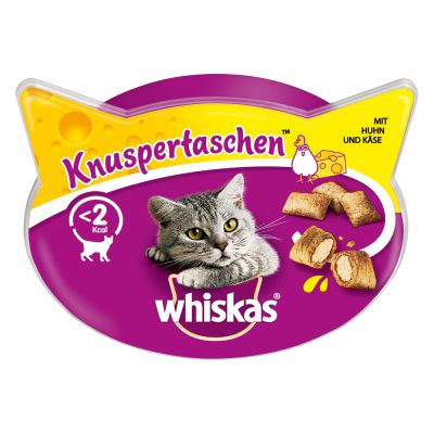 Whiskas Temptations - 8 x 60 g kana & juusto