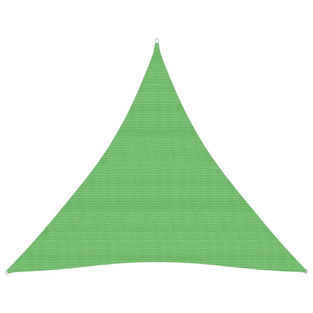 vidaXL Aurinkopurje 160 g/m² vaaleanvihreä 3,6x3,6x3,6 m HDPE