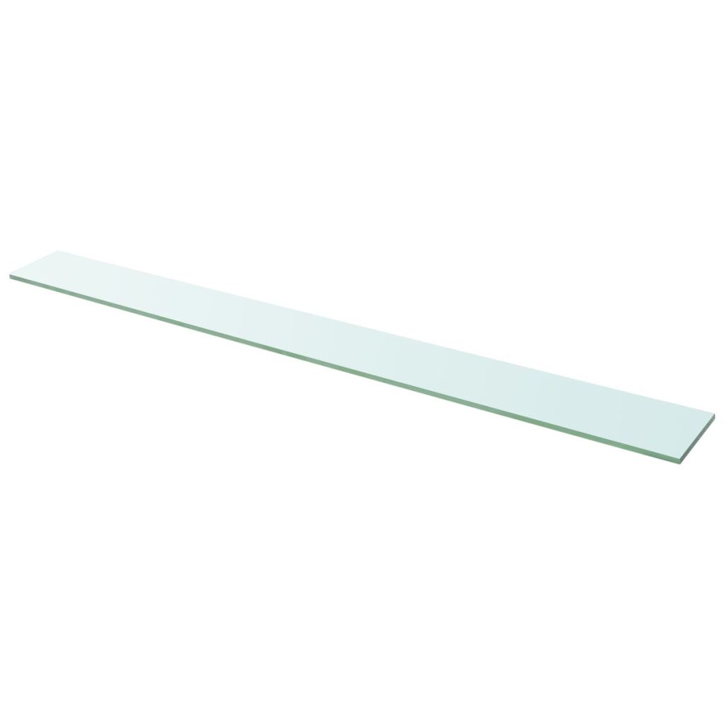 vidaXL Hyllypaneeli Kirkas Lasi 110x12 cm